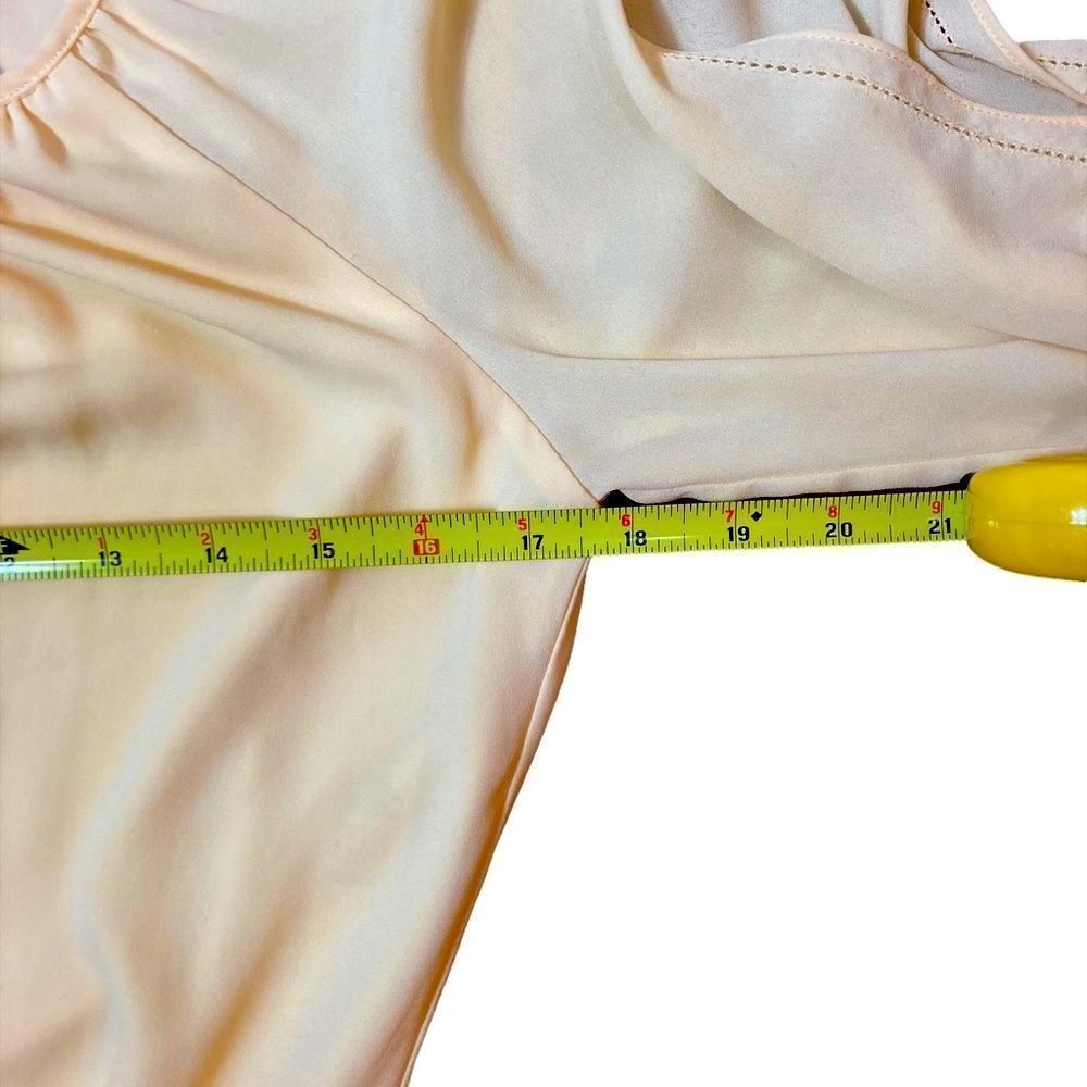 White House Black Market Pale Yellow Long Sleeve Dress, Size 0 - Picture 9 of 12